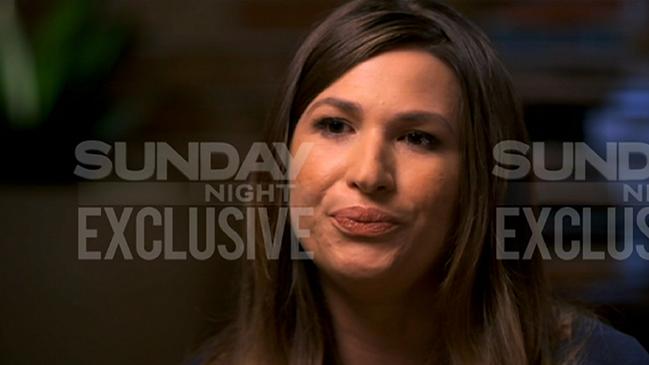 A screen shot of Vikki Campion, partner of Barnaby Joyce. Picture: Channel 7