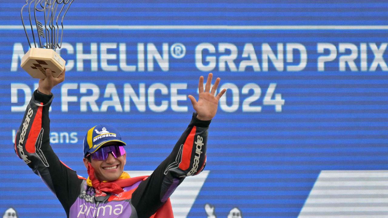 Martin’s consistency - he’s not won a Grand Prix since round five in France - has been his calling card in 2024. (Photo by LOU BENOIST / AFP)