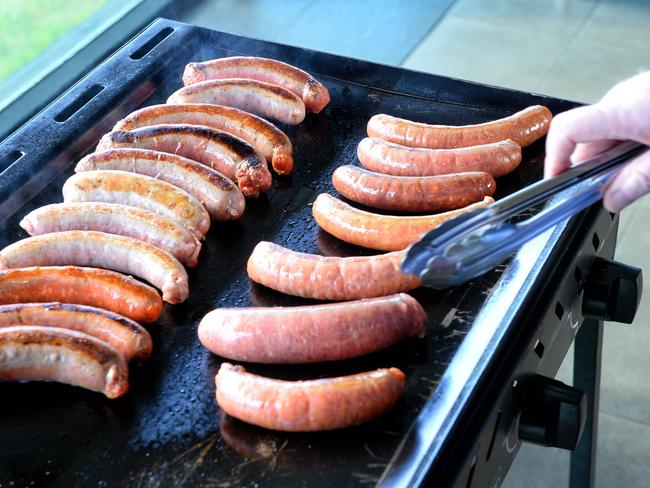 Even the humble sausage sizzle is not immune to inflation.