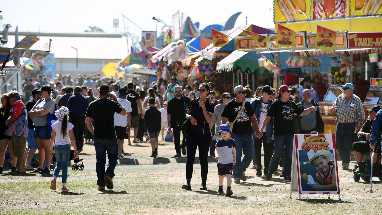 There was a good crowd at the Bundaberg Show in 2019.