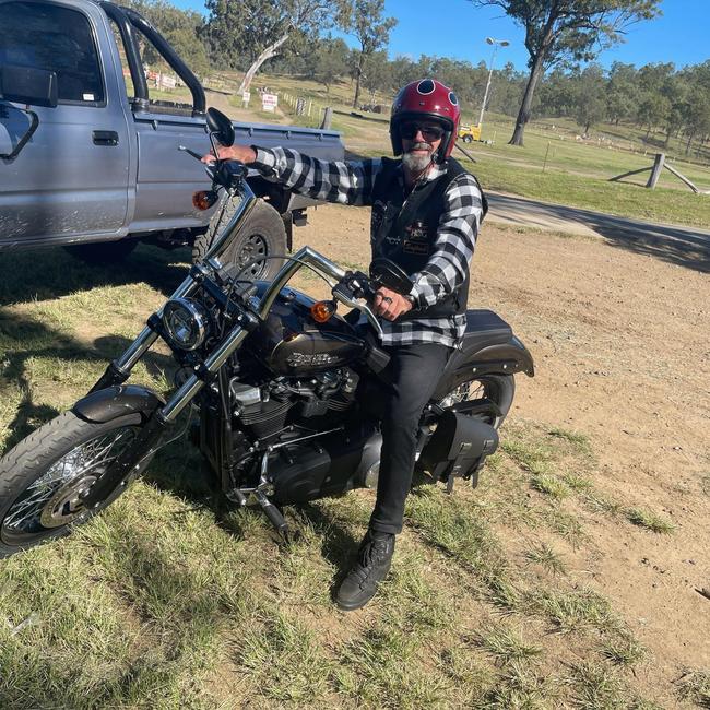 Dave Fisher, who passed away in a motorcycle crash on the M1, was remembered on the Gold Coast by friends, family and the riding community. Picture: Gold Coast Harley Owners Facebook Group