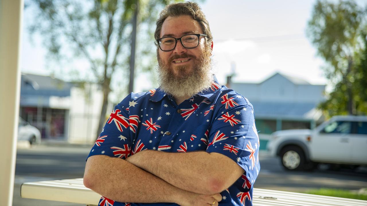 One Nation Senate candidate George Christensen in Mackay on April 12. Photo: Daryl Wright