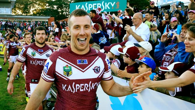 James Hasson in Manly Sea Eagles colours. Picture: Mark Evans