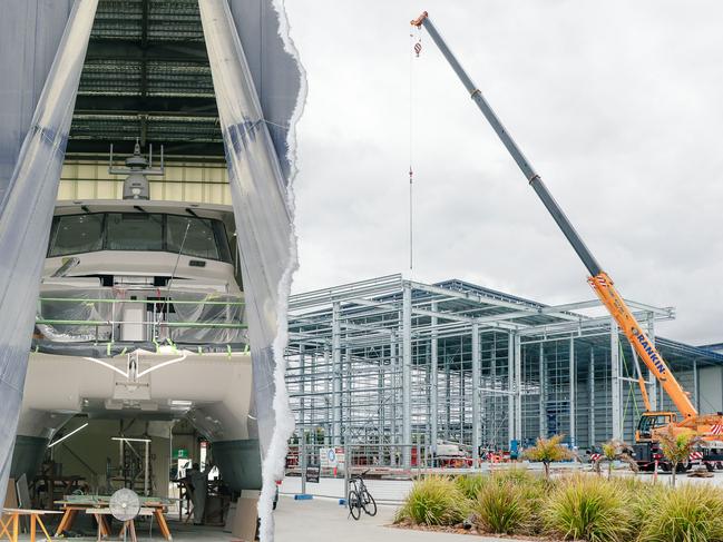 Behind the scenes look at The Boatworks as it undergoes major expansion. Picture: Glenn Campbell