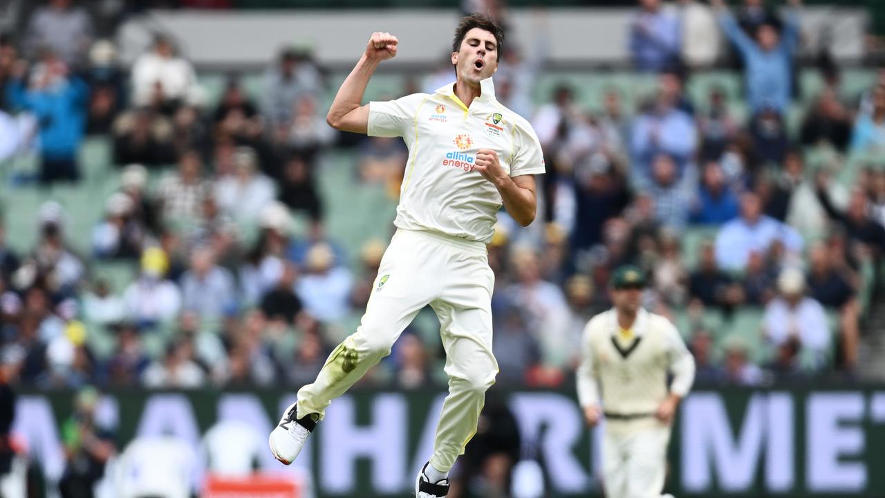 Pat Cummins of Australia. Photo by Quinn Rooney/Getty Images