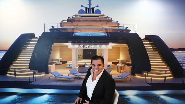 Ian Malouf at his office in Double Bay in Sydney. Picture: John Feder.