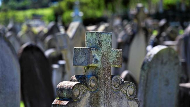 A Lockyer Valley cemetery is nearing capacity and is undergoing 'cut and fill' operations to prepare for expansion. Picture: David Nielsen