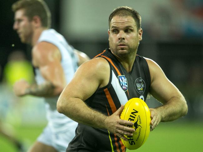 Darren Ewing as the NT Thunder V Southport at TIO Stadium. Pic Glenn Campbell