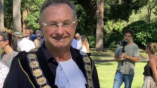 Coffs Harbour mayor Paul Amos at the botanic gardens prior to their first meeting on February 10. Picture: Janine Watson