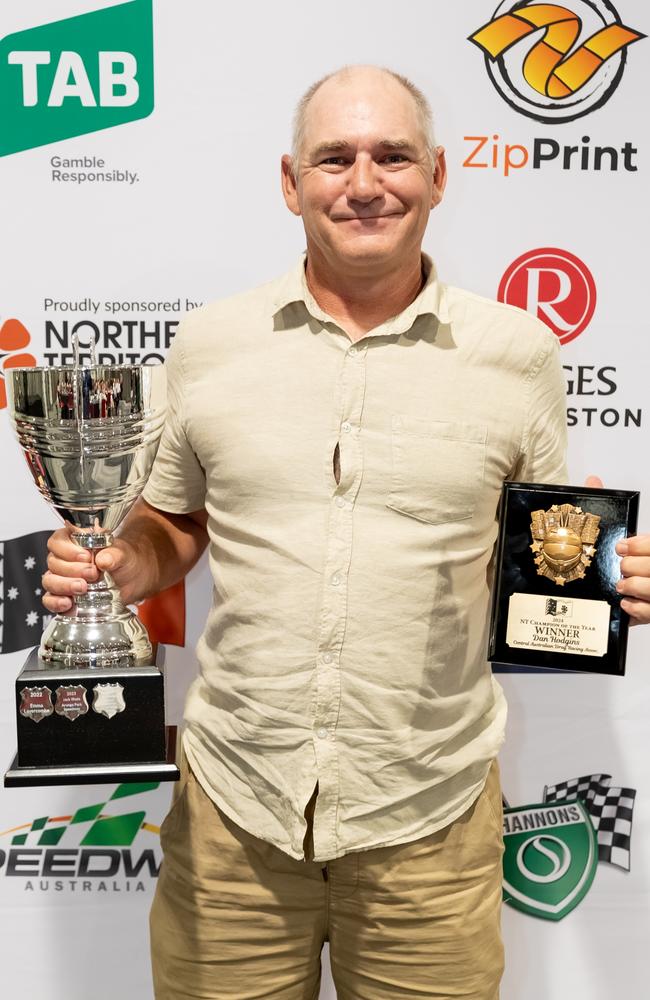 Dan Hodgins won the NT Driver of the Year and NT Champion of the Year at the 2024 Motorsports Awards. Picture: Tim Nichol