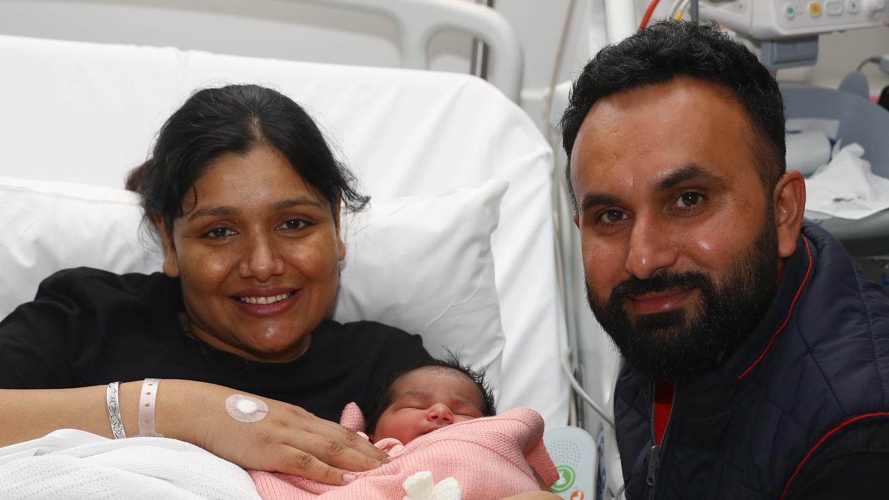 Jind Kaur Bhangu. Born April 29, 2025. Weight: 3880g. Parents Gurbinder and Sandeep from East Geelong. Picture: Alison Wynd