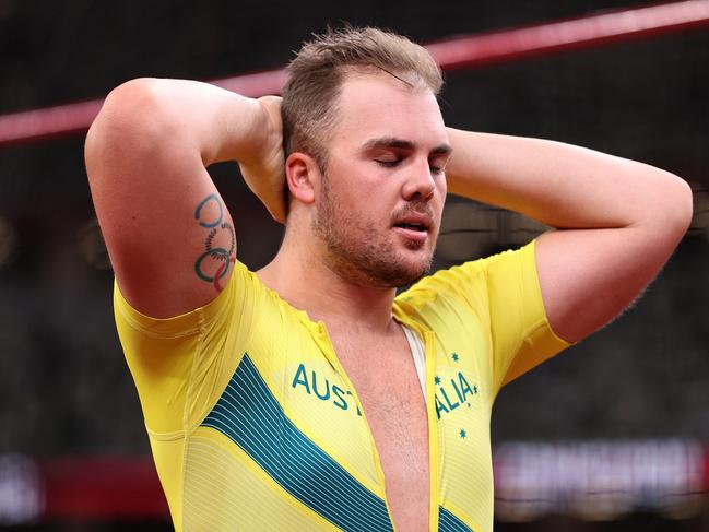 Australian discus thrower Matthew Denny. Picture: Getty Images