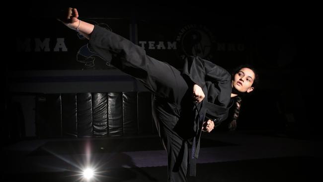 Junior Sports Star Isobelle Padilla (15), from Lurnea, is a kickboxer.