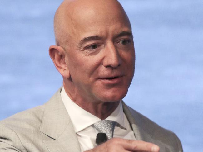 FILE- In this June 19, 2019 file photo, Amazon founder Jeff Bezos during the JFK Space Summit at the John F. Kennedy Presidential Library in Boston. House lawmakers investigating the market dominance of Big Tech are asking Amazon CEO Jeff Bezos to testify to address possible misleading statements by the company on its competition practices. In a letter to Bezos, leaders of the House Judiciary Committee are holding out the threat of a subpoena if he doesn't agree voluntarily to appear. (AP Photo/Charles Krupa)