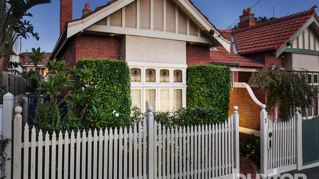 This two bedroom house sold for $1.15 million in St Kilda recently, double the price it sold for in 2005.