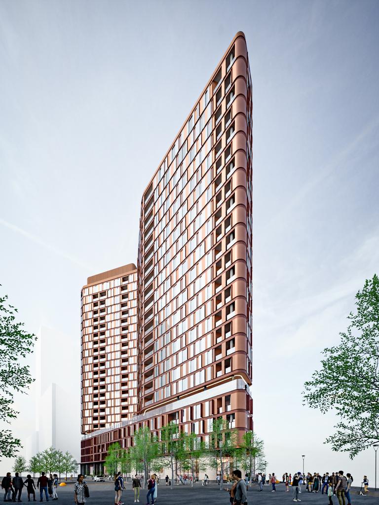 Lendlease and Nippon Steel Kowa Real Estate plan to develop build-to-rent apartments in the Docklands. Picture: Supplied