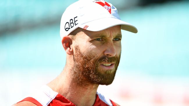 Sydney Swans co-captain Jarrad McVeigh is no certainty to play this week. Picture: AAP Images