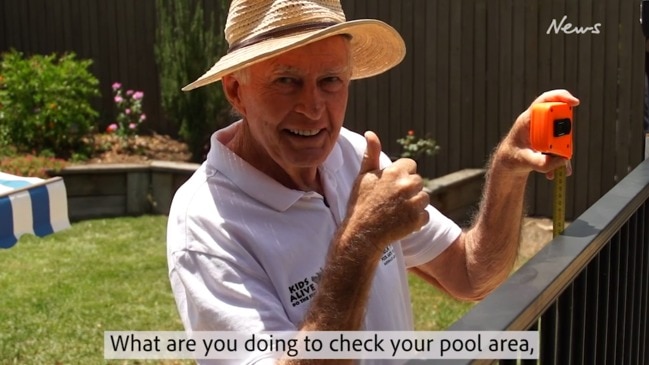 Pool safety reminder