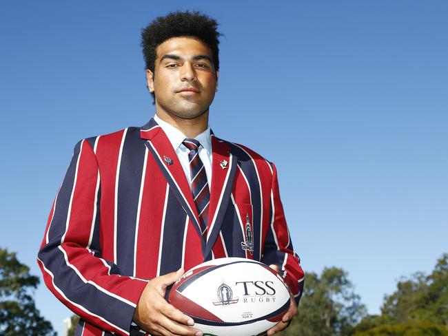 The Southport School rugby captain Zane Nonggorr. Picture: Tertius Pickard