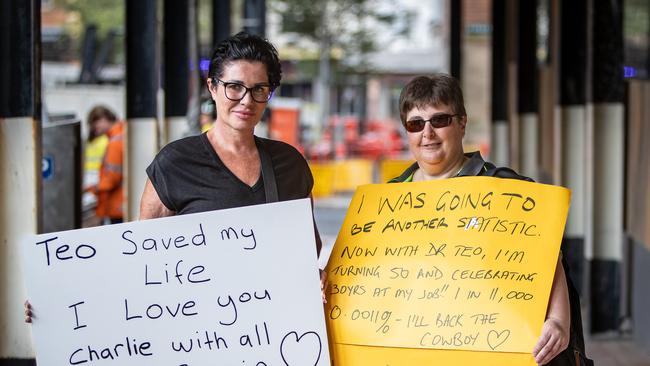 Teo was backed by many supporters throughout the eight-day hearing. Picture: Julian Andrews