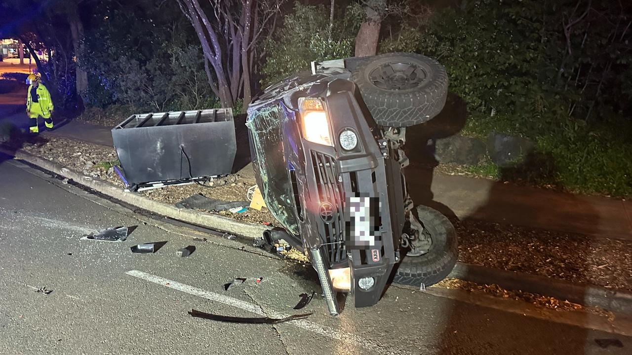 The scene of a crash in Noosa Heads on November 6. Picture: Contributed