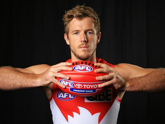 2019 AFL Captains Day. Sydney's Luke Parker. Picture: Mark Stewart