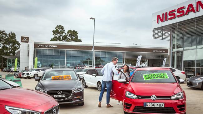 Used car stock is increasing and cars are taking longer to sell. Picture: Thomas Wielecki.