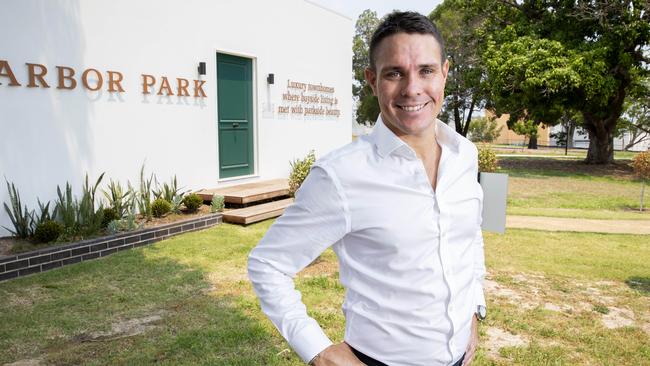 Michael Kent from Pellicano poses for a photograph at Arbor Park in Wynnum West. Picture: AAP/Richard Walker