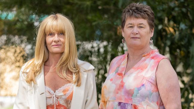 Dedicated foster carers Rhonda Blakeney and Jenni McKelvie say they were let down by Anglicare Victoria. Picture: Jason Edwards