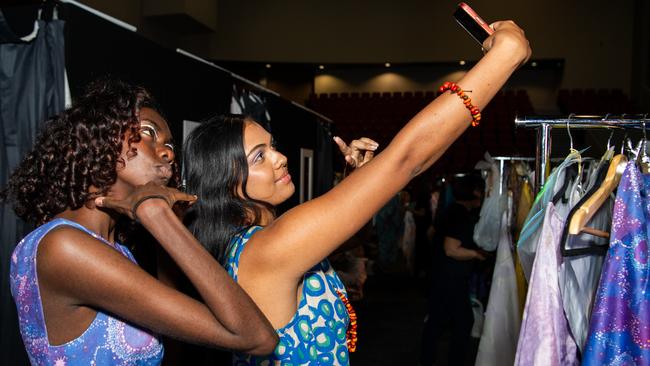 2024 Country to Couture at the Darwin Convention Centre showcases hand-designed First Nations fashion. Picture: Pema Tamang Pakhrin