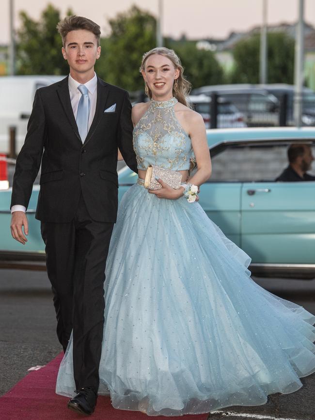 Saxon McGregor and Madeleine Delaforce. St Ursula's College formal. Friday. 20th Nov 2020