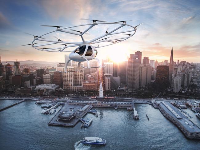 The flight of the future, the Volocopter. Picture: Volocopter.com