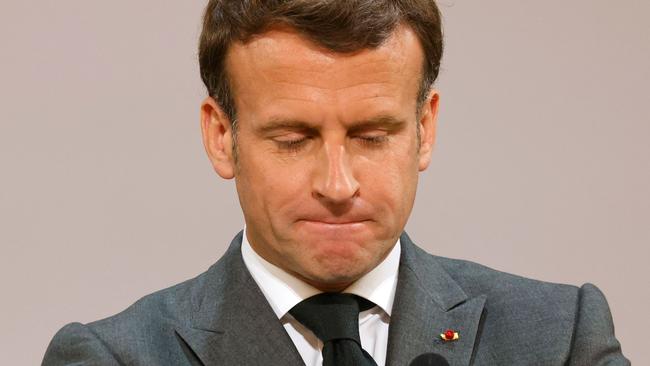 French President Emmanuel Macron. Picture: AFP