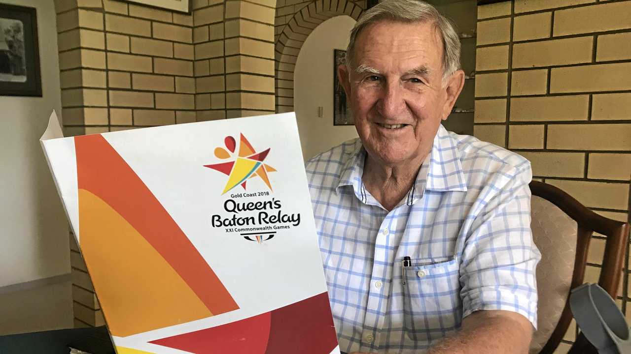 Tom Edwards was chosen to carry the Queen&#39;s Baton when it passed through Ipswich in 2018. Picture: Hayden Johnson