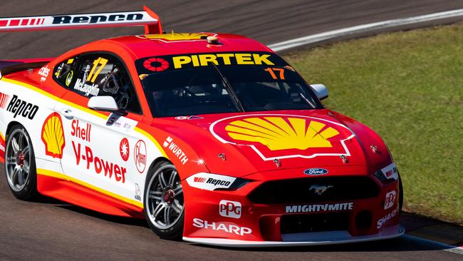 Scott McLaughlin is in line to become the first ever winner of the Darwin ‘triple crown’. Picture: Daniel Kalisz/Getty Images