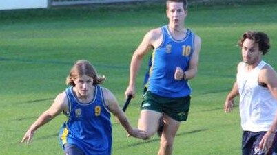 Jack Mitchell and Max Sandstrom are in training for the gruelling fundraising run from Newcastle to the Gold Coast.