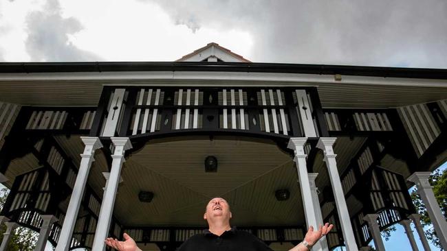 DIVINE INTERVENTION: Dean Comerford is hoping a little prayer can bring Gympie the rain it so desperately needs. Picture: Jacob Carson