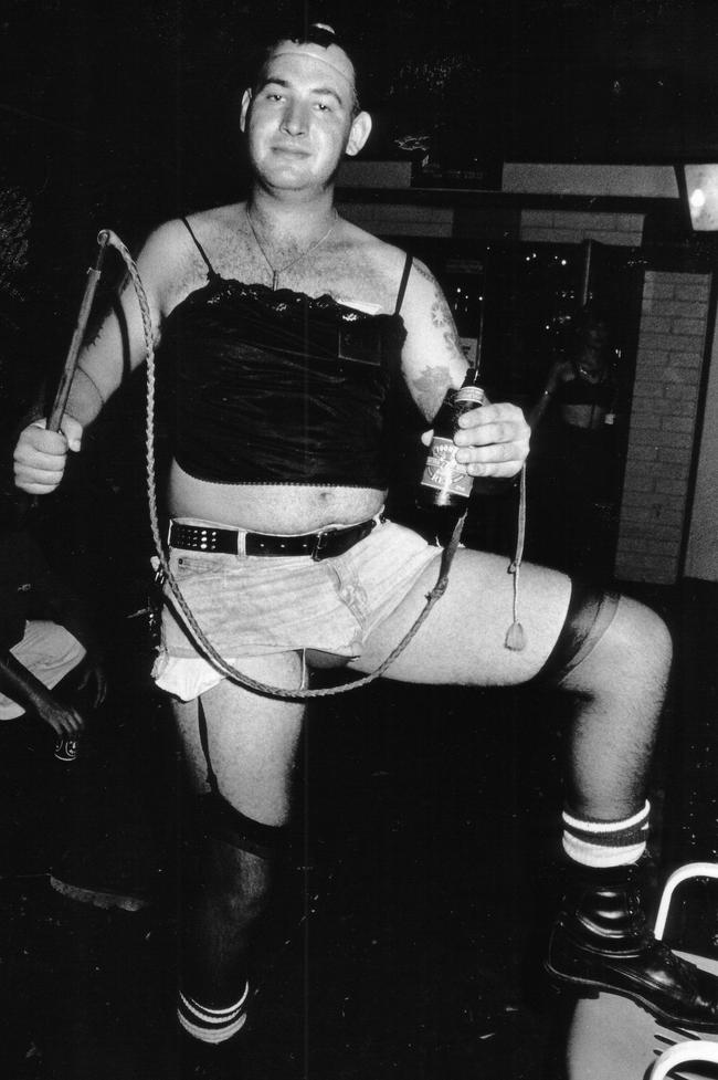 After 30 years of Hooker’s Balls, we bring you the very best photos from the past three decades. This one’s from 1992, featuring ‘Stork’. PICTURES: NT News photographers
