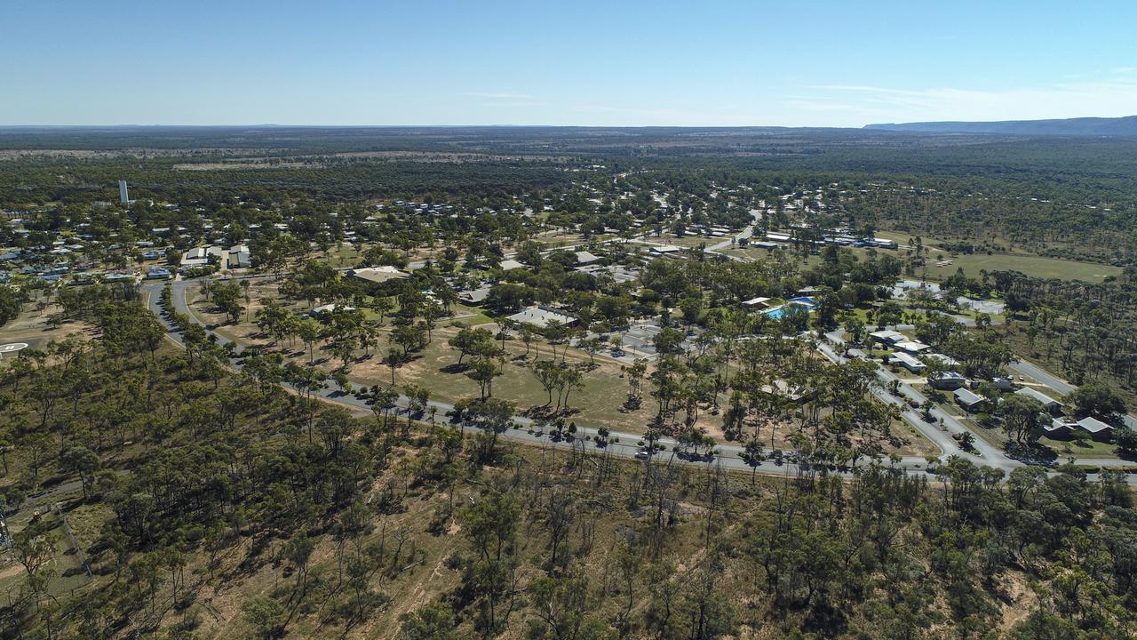 Aerial shots of Glenden, Queensland. Photo: Isaac Regional Council.