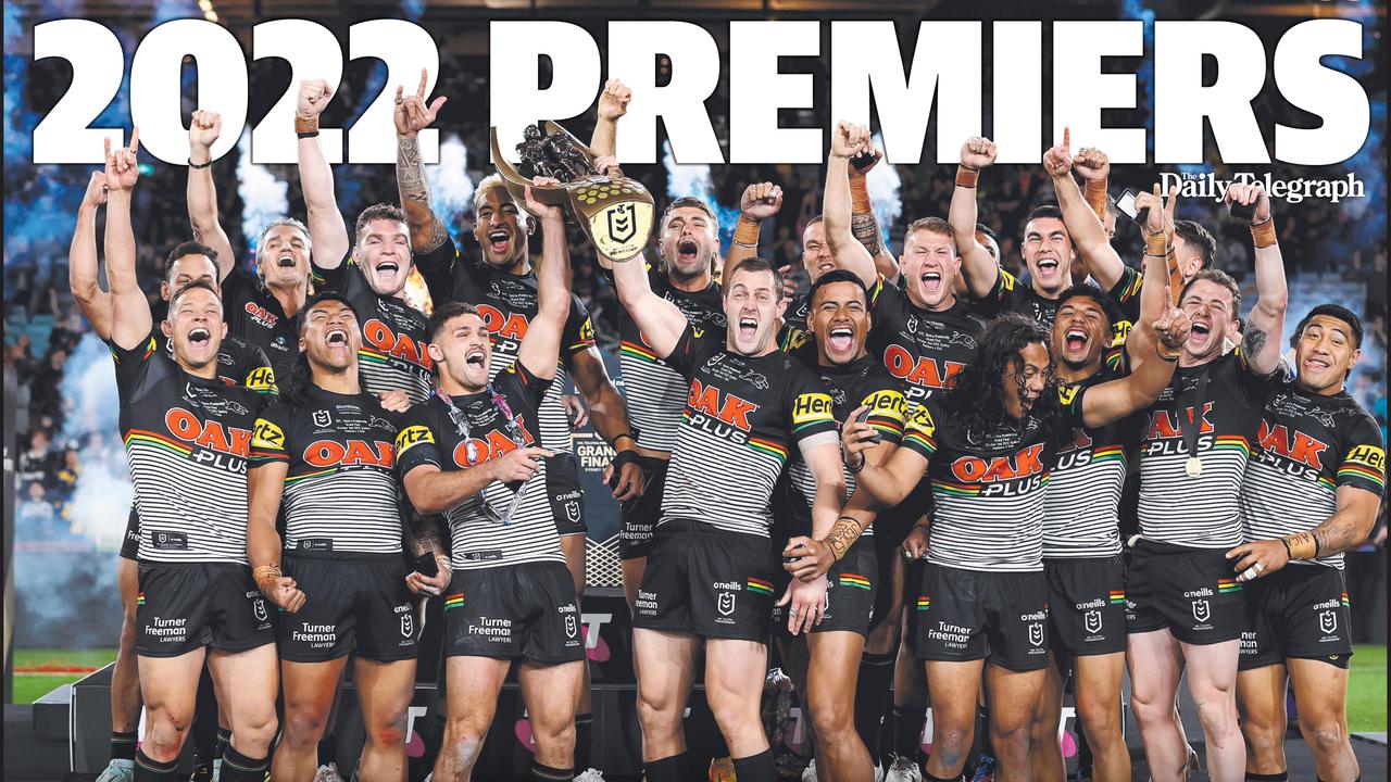 Download your free 2022 Penrith Panthers NRL grand final team poster