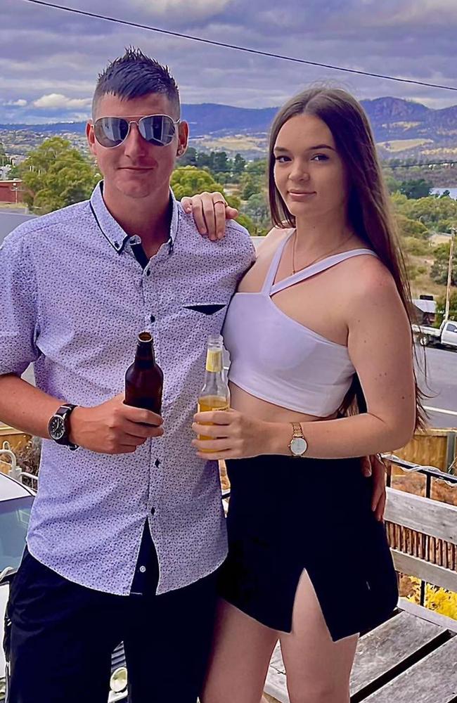 Howrah duo Andy 'Evsey' Everett, 28, and girlfriend Maddi Baird, 19, both died in Saturday's night's horror triple fatal at Sandford. Picture: Facebook