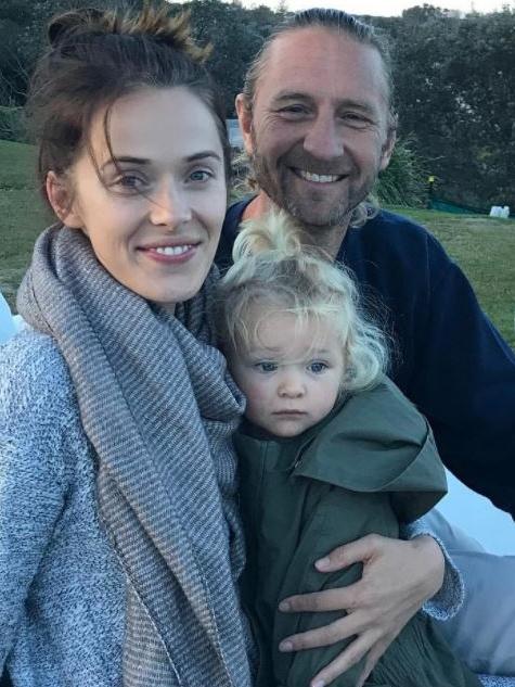 Hemmes and his partner Kate Fowler with their eldest daughter Alexa. Picture: Instagram