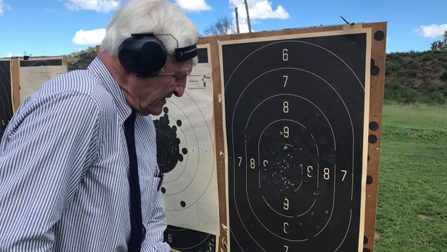 Bob Katter finds his mark.