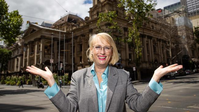 Lord Mayor Sally Capp and City of Melbourne chiefs are facing an internal backlash from a number of councillors. Picture: Mark Stewart