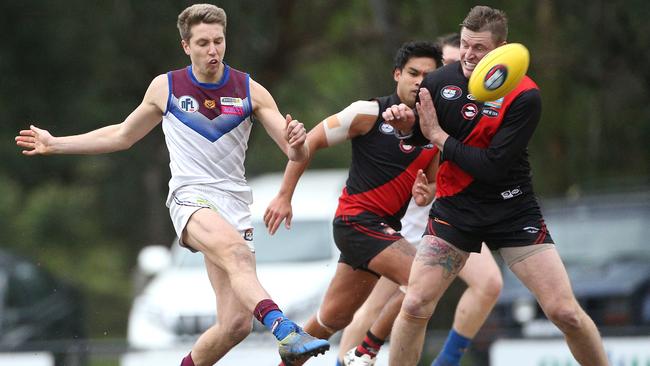 Reuben Blackmore-Moore in action for Banyule. Picture: Hamish Blair