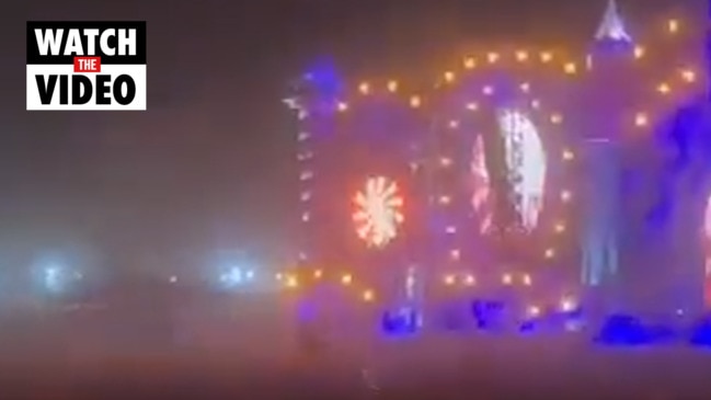 Footage shows festival horror