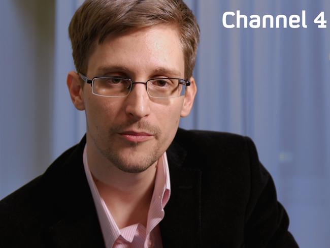 US intelligence leaker Edward Snowden pictured in 2013. Picture: AFP / Channel 4