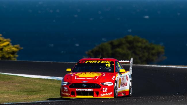 Fabian Coulthard in the Mustang at the Phillip Island 500. Image: Daniel Kalisz/Getty Images