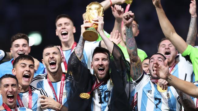 Lionel Messi and Argentina won the FIFA World Cup in Qatar. Picture: Julian Finney/Getty Images