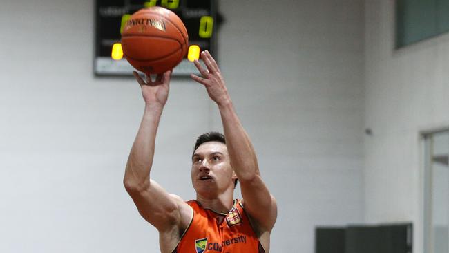 Taipans' Jarrod Kenny at Taipans pre-season training at Cairns Basketball Centre, Manunda. Picture: Brendan Radke